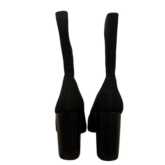 Sol Sana Dannii bootie, Black sock bootie w/block heel, EU size 40,US size 9-9.5 - Picture 4 of 10